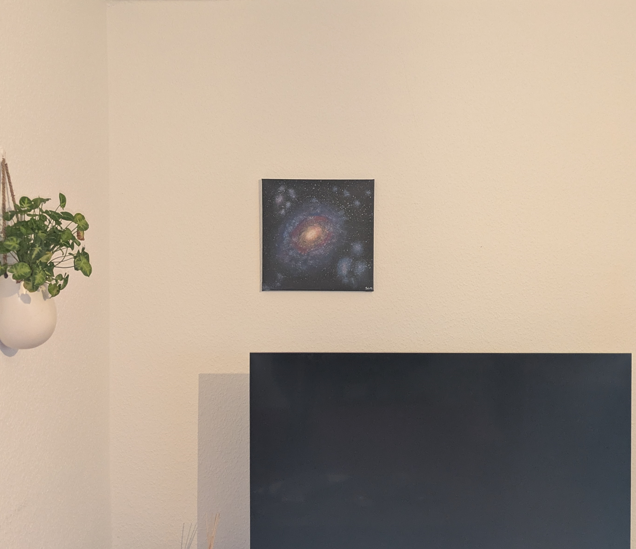 Andromeda, ©Josef Sobotta 2025, Acrylic on Canvas, 40x40cm - Image 4